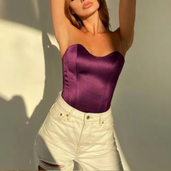 4 Pcs Sexy Women Slim Skinny Tube Tops