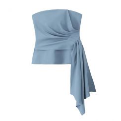 4 Pcs Summer New Fashion Pleated Tube Tops