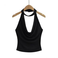 4 Pcs Backless Casual Chic Female Halter Tops