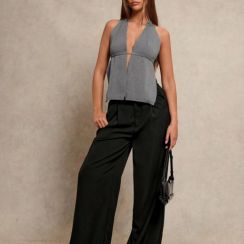 2 Pcs Womens Summer Popular Sexy Backless Halter Tops