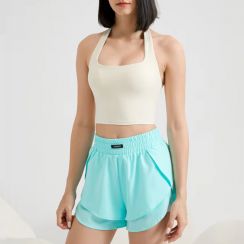 3 Pcs Summer Sexy Running Shockproof Halter Top